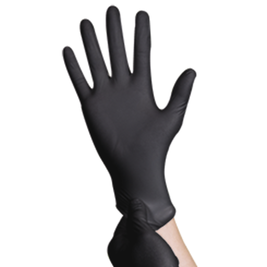 GREAT GLOVE 4mil Black box of 100 gloves