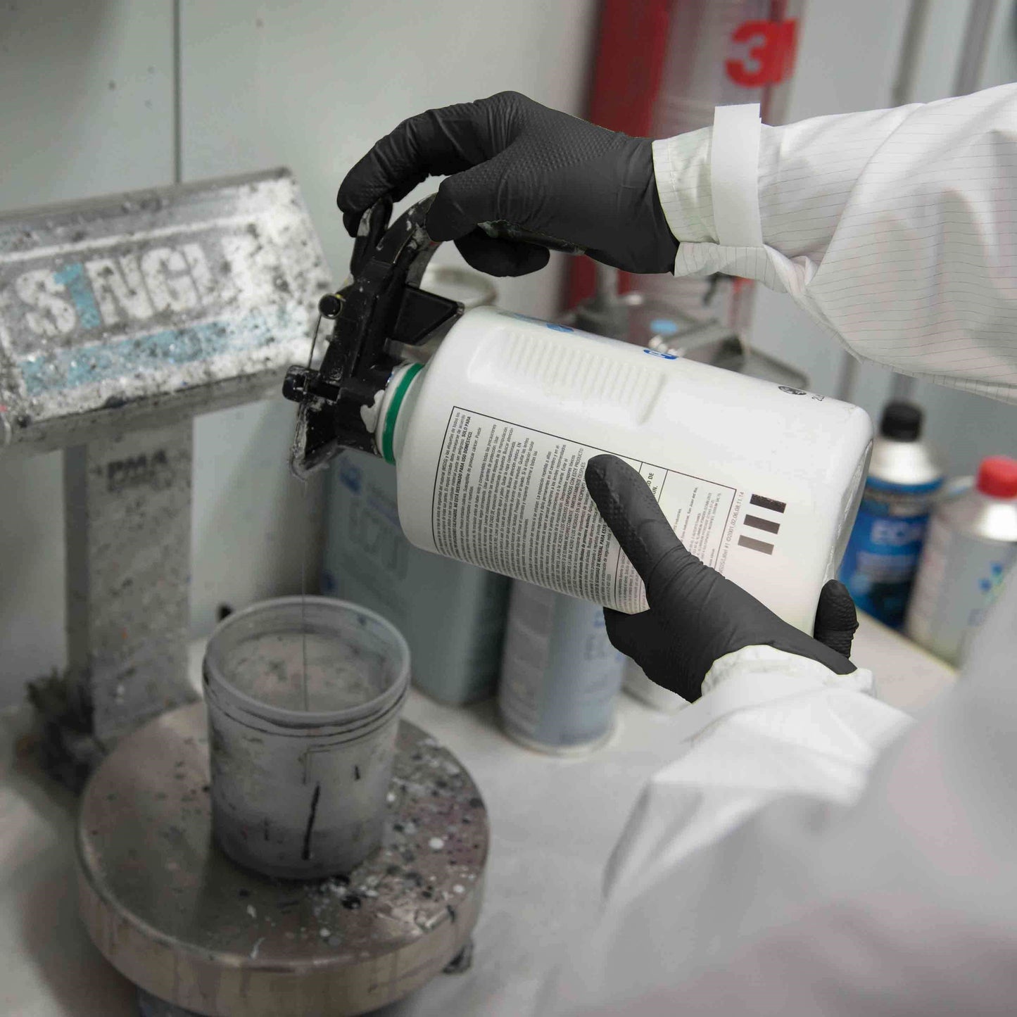 GREAT GLOVE 3D 8mil Diamond Grip-Black Case of 10 Boxes