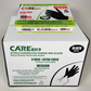 Care BK9 *6mil *Exam Grade *Food Safe *Black *10 Boxes *1,000 Gloves *M-XL
