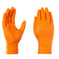 GREAT GLOVE 3D *8mil *Diamond Grip *Orange *Box of 100 Gloves *M-XXL